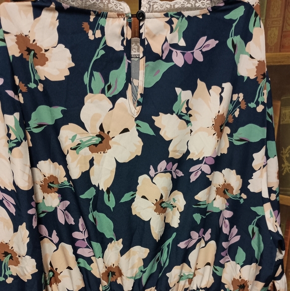 Shein Curve size 4xl maxi Flower printed dress - Picture 6 of 7